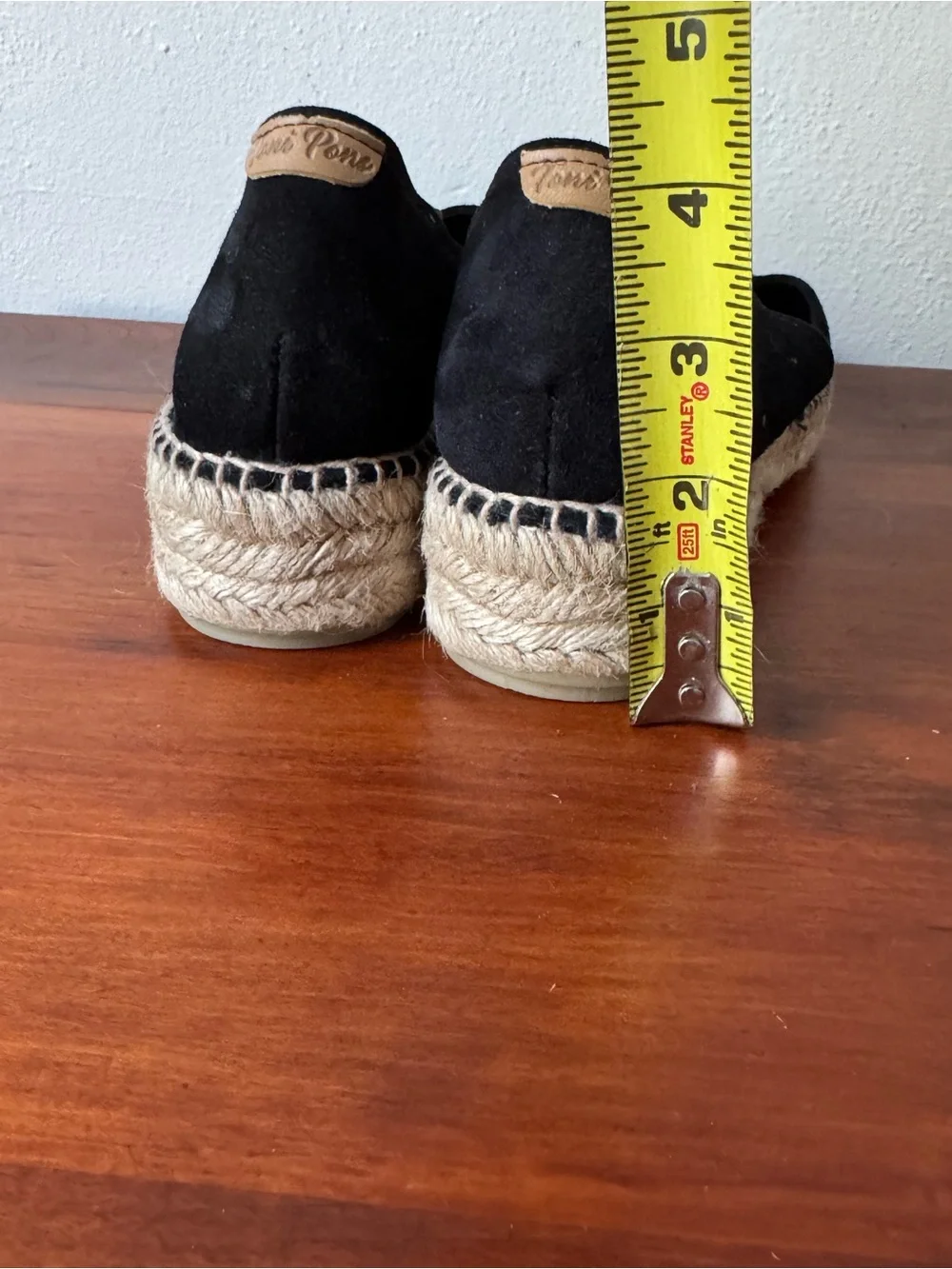NWOT Toni Pons Black Suede Erla -A Espadrille Flats size 41 / 10